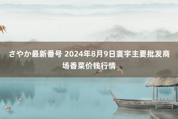 さやか最新番号 2024年8月9日寰宇主要批发商场香菜价钱行情