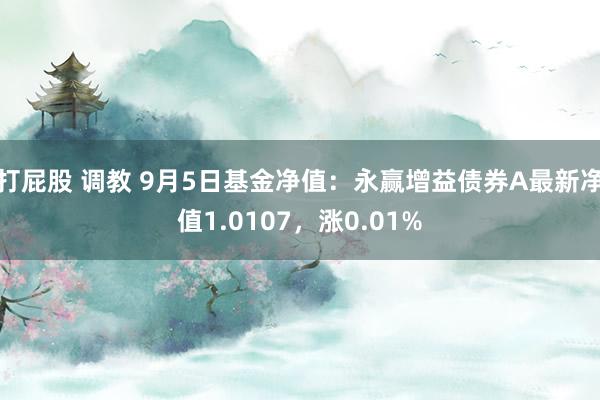 打屁股 调教 9月5日基金净值：永赢增益债券A最新净值1.0107，涨0.01%