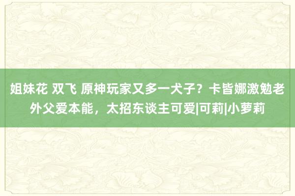 姐妹花 双飞 原神玩家又多一犬子？卡皆娜激勉老外父爱本能，太招东谈主可爱|可莉|小萝莉